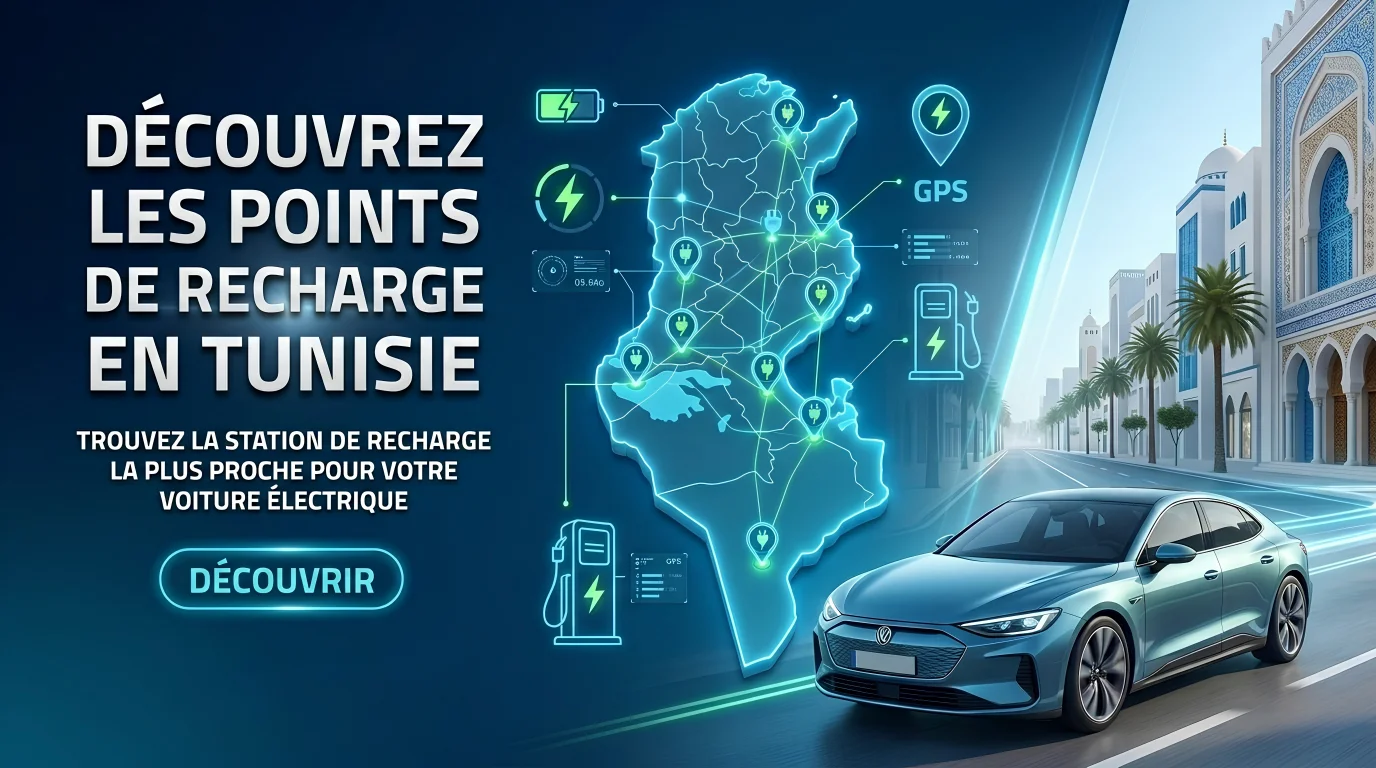 Bornes de recharge en Tunisie