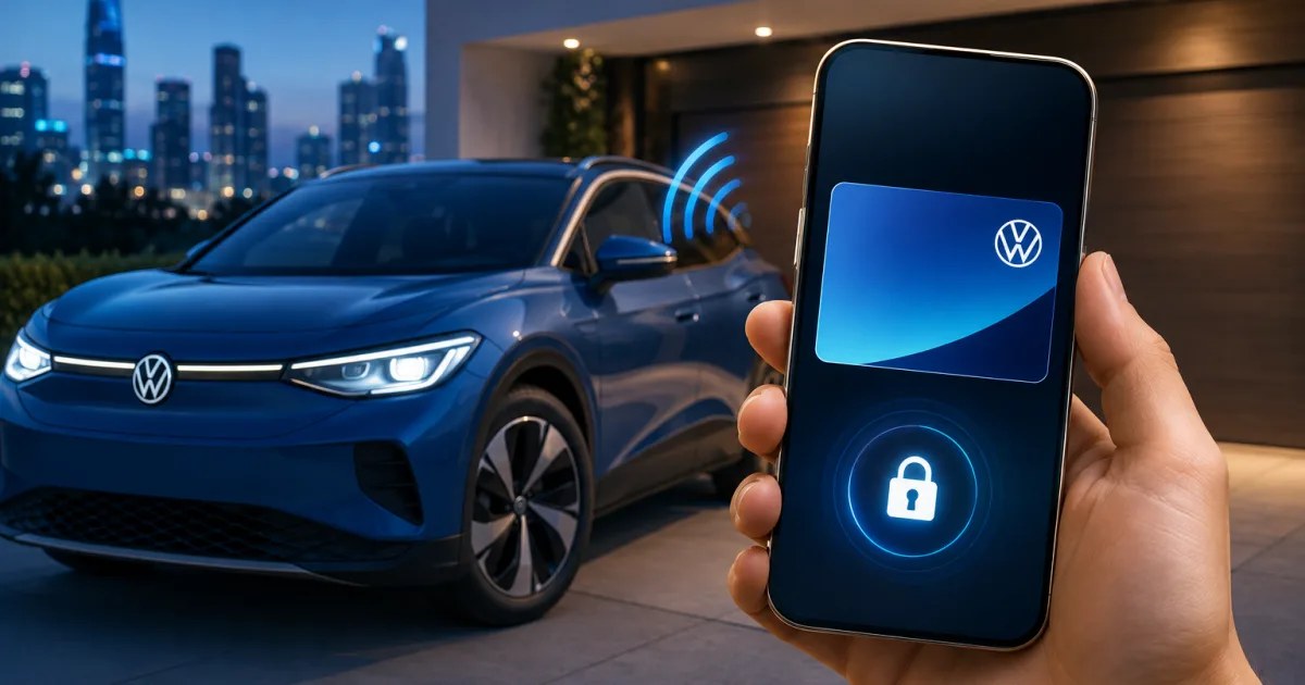 Volkswagen : votre smartphone Samsung devient la clé de votre voiture électrique