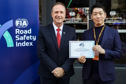 Sécurité routière : Honda, première entreprise au monde à décrocher les 5 étoiles de la FIA